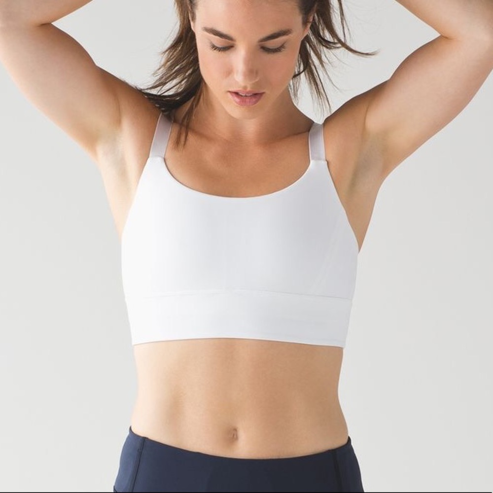 Lululemon Both Ways Bra adjustable straps white 4